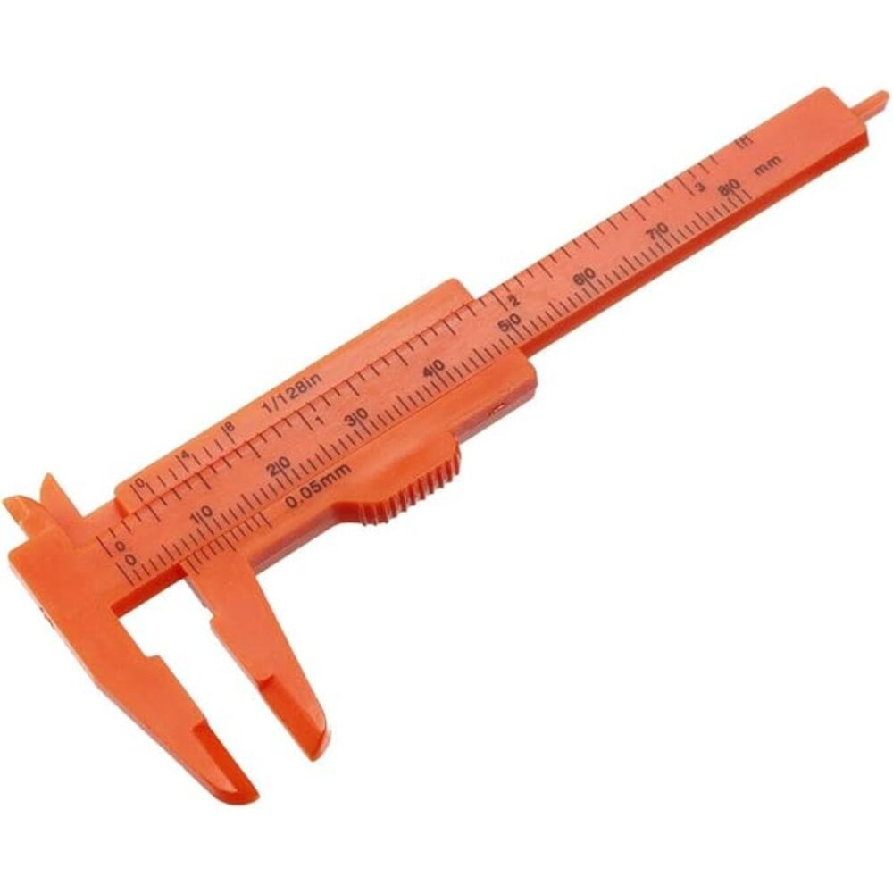 uxcell Mini Double Scale Plastic Ruler Measuring Tool